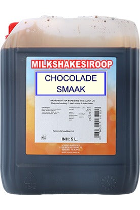 GRUNO - MilaNNE Milkshakesiroop CHOCOLADE smaak, tank a, 2 liter